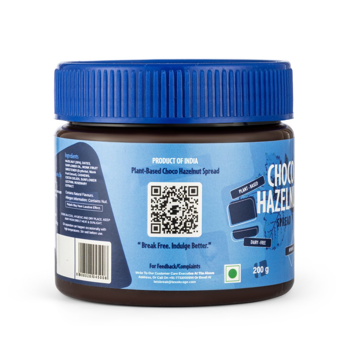 VEGAN CHOCOLATE HAZELNUT SPREAD