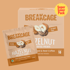 Oat Coffee Premix Hazelnut Pack of 10