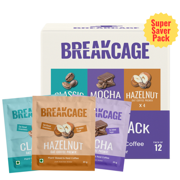 Oat Coffee Premix Assorted Pack of 12