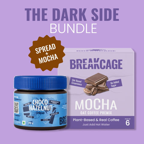 The Dark Side Bundle (Mocha Pack of 6 + Choco Hazelnut Spread)
