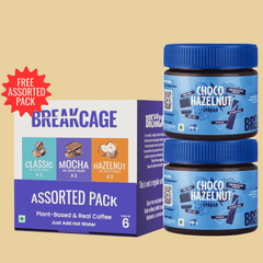 2 Chocolate Hazelnut Spread +  FREE Assorted Pack of 6