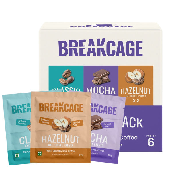 Oat Coffee Premix Assorted Pack of 6