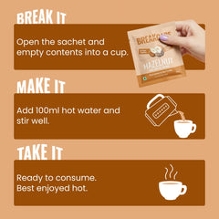 Oat Coffee Premix Hazelnut Pack of 6
