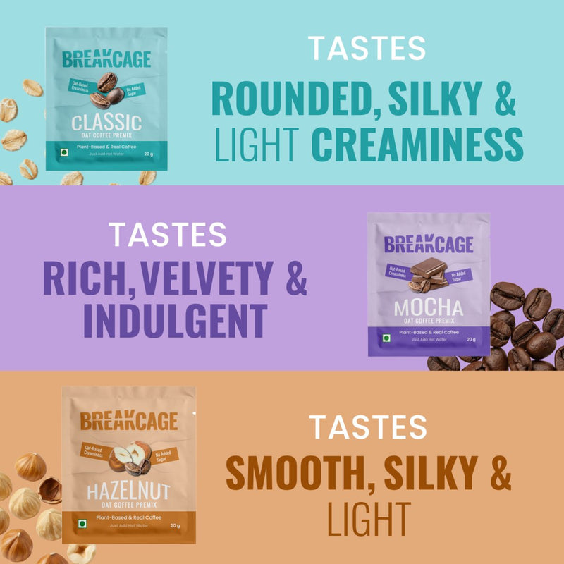 Oat Coffee Premix Assorted Pack of 6